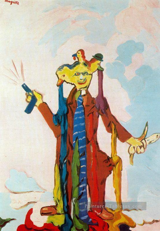 le contenu pictural 1947 René Magritte Peintures à l'huile